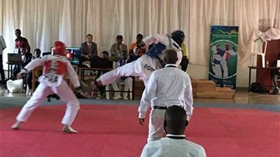 أحمد محمود يحقق فضية التايكوندو في دورة حوض النيل برواندا