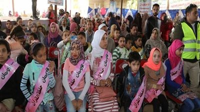 محافظ الأقصر يشهد احتفالية الأورمان للإحتفال بيوم اليتيم