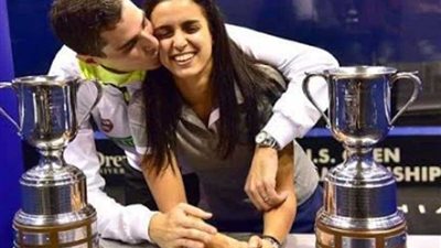 شاهد.. رنيم الوليلي بعيدا عن مضرب الاسكواش