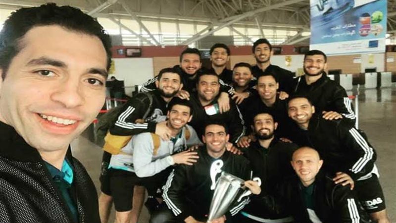 بعثة يد الزمالك تصل