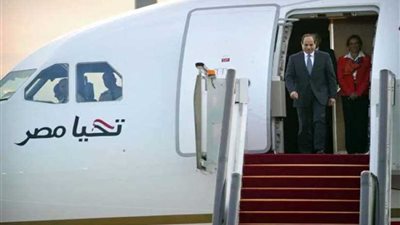 السيسي يصل العاصمة الغينية في بداية جولته الخارجية