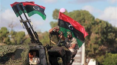 الجيش الليبي يدمر 3 عربات للميليشيات ويقتل كل من فيها بوادي الربيع