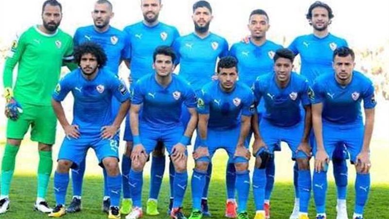الزمالك يرتدي الطاقم