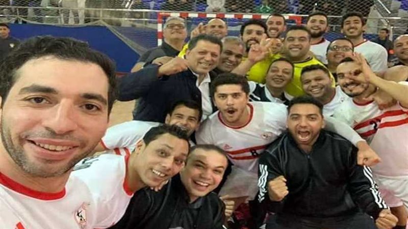 فرحة نجوم يد الزمالك