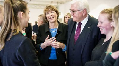 قرينة الرئيس الألماني تعرب عن تقديرها لدور المرأه المصرية