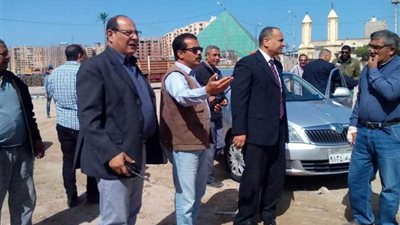 البدء في توسعة شوارع منطقة أرض المعارض بالإسكندرية