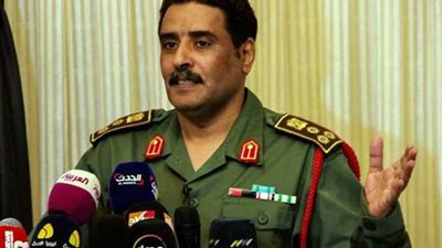 المتحدث باسم الجيش الليبي يستعرض سير العمليات القتالية في طرابلس