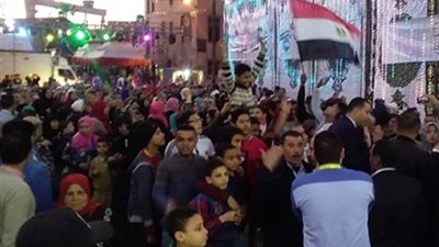 مسيرة لتأييد التعديلات الدستورية بغرب الإسكندرية