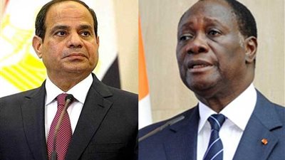 رئيس كوت ديفوار: سعيد بنجاح العلاقات المصرية-الإيفوارية في مجال المقاولات