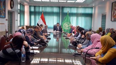 وفد بمنظومة الشكاوى الحكومية بمجلس الوزراء لمتابعة تدريب موظفي القليوبية