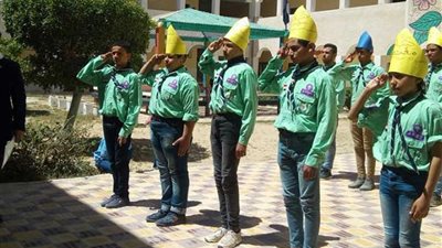 تقييم كشافة الصم في مدرسة التربية الفكرية بالعريش