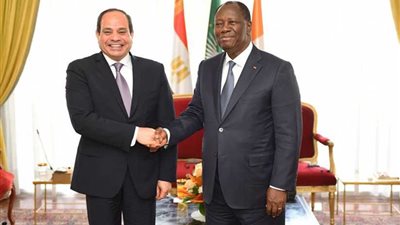 نص كلمة الرئيس السيسي خلال المؤتمر الصحفي المشترك مع نظيره الإيفواري