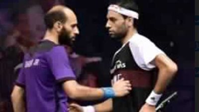 محمد الشوربجي يواجه شقيقه مروان في ربع نهائي دي بي دي للاسكواش