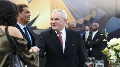 (بالصور) أجيري وجهاز المنتخب يصلون حفل سحب قرعة( الكان) الإفريقي..