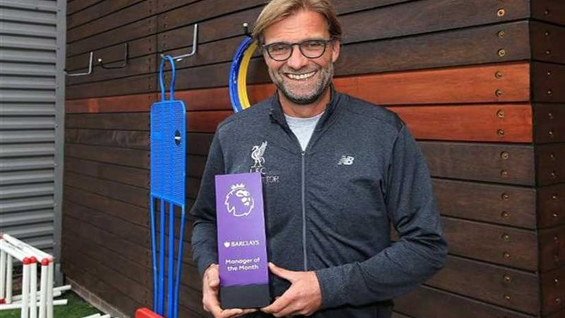 يورجن كلوب مدرب الشهر