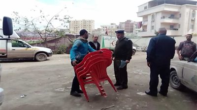 رفع وإزالة 1441 إشغال طريق وتعديًا بدمنهور