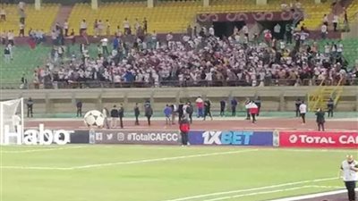 جماهير الزمالك تقتحم 