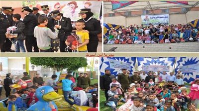 الداخلية تُشارك الأيتام الاحتفال بيوم اليتيم بمديريات الأمن