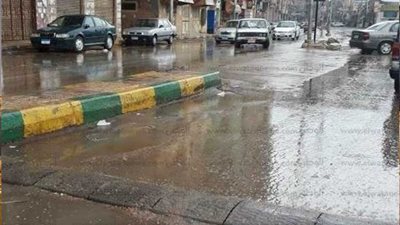 سقوط أمطار خفيفة على مدن ومراكز محافظة البحيرة