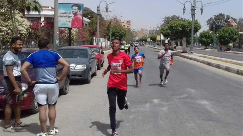 ماراثون جري لشباب