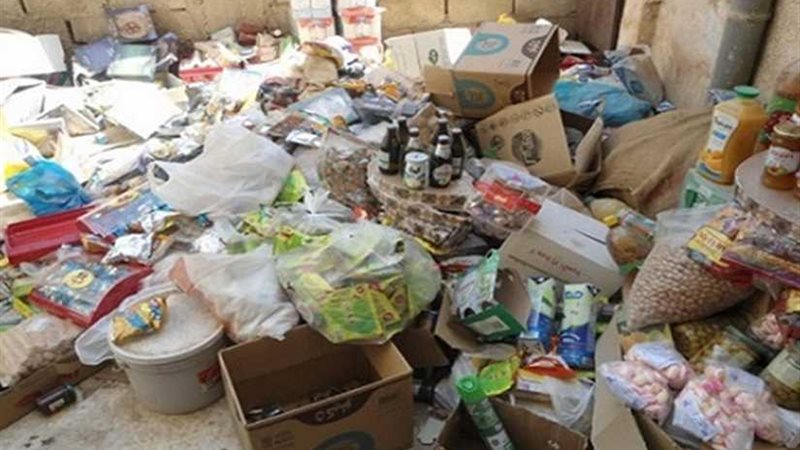 ضبط 2500 عبوة مواد