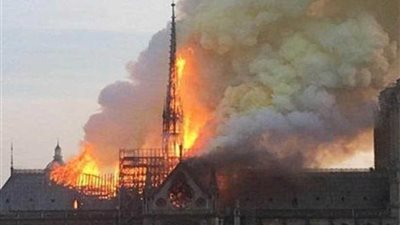 الطائفة الإنجيلية: نتشارك مشاعر الألم مع الشعب الفرنسي والعالم كله في حريق 