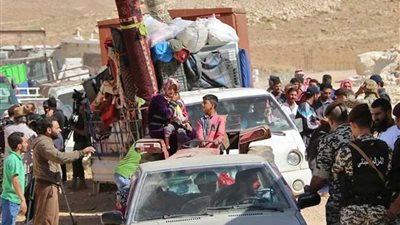 عودة دفعة جديدة من المهجرين السوريين عبر ممر جليغم بريف حمص الشرقي