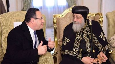 البابا تواضروس الثاني يستقبل محافظ الإسكندرية