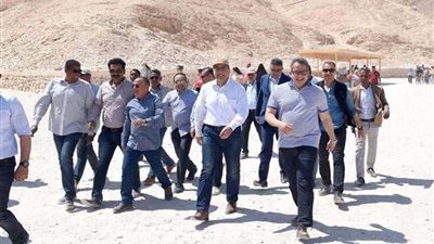 مدبولى يشهد افتتاح أكبر مقبرة فرعونية فى الأقصر