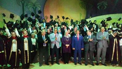 حفل تخريج طلاب الفرقة الرابعة بتربية العريش باسم : أمل سيناء