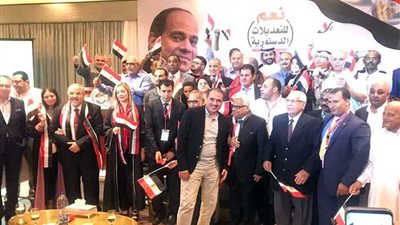 استعدادات المصريين بالخارج للمشاركة في الاستفتاء على التعديلات الدستورية (صور)
