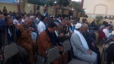 مؤتمر جماهيري لتأييد التعديلات الدستورية بمركز صدفا.. (صور)