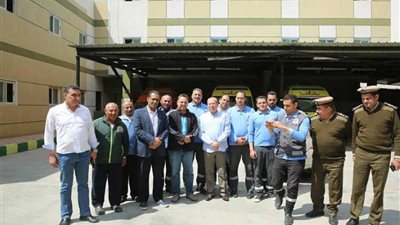 محافظ كفرالشيخ يتفقد غرفة عمليات الإسعاف الرئيسية