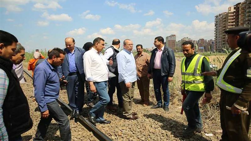 طه: يتفقد موقع حادث