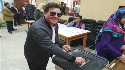 نقيب المهن الموسيقية يدلي بصوته في 