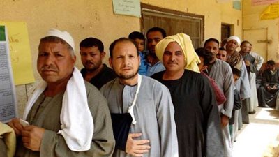 إقبال كبير من الناخبين بلجان قرى المنيا