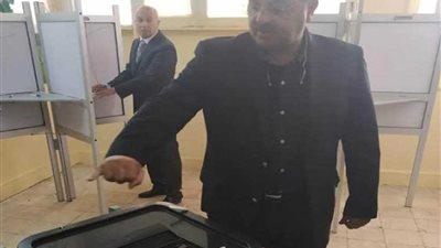 بالصور مسؤولو اللجنة الأولمبية يشاركون في الاستفتاء على تعديلات الدستور