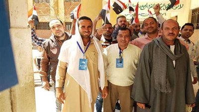 إقبال كبير على لجان الاستفتاء في اليوم الأخير ببني سويف (صور)