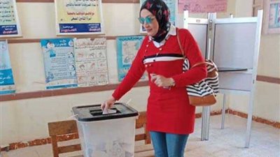 دينا الرفاعي تشارك في التعديلات الدستورية بمدينة فاقوس محافظة الشرقية