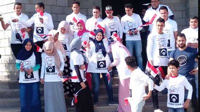 بـتيشرتات ”اعمل الصح“ كرنفال شبابي في اليوم الثالث للاستفتاء بـ”المنوفية“