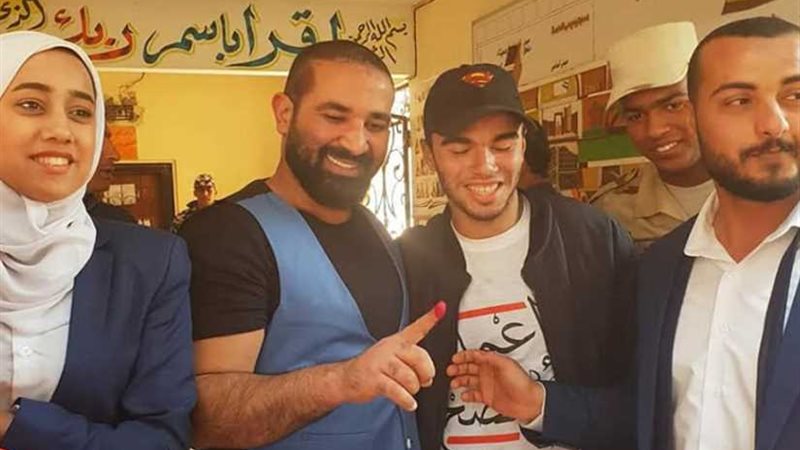 أحمد سعد في الاستقتاء: