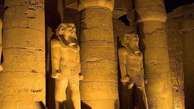 عرض مجاني للصوت والضوء بمعبد الكرنك احتفالا بتحرير سيناء