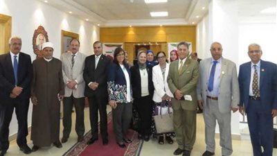 وفد رأس الخيمة يزور جامعة الأزهر لبحث آفاق التعاون في مجالات الطب المختلفة