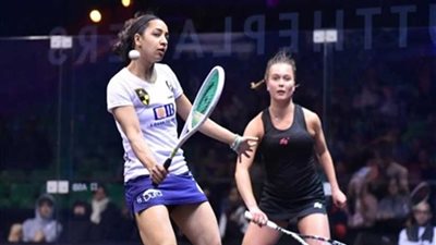 رنيم الوليلي تتأهل إلى نهائي بطولة الجونة للاسكواش