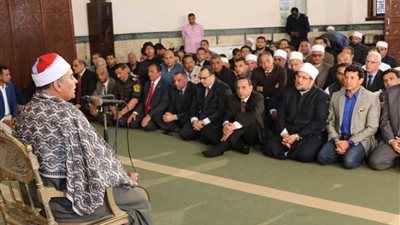 وزير الأوقاف في خطبة الجمعة من سيناء: من يدعمون الإرهاب يخونون الله ورسوله