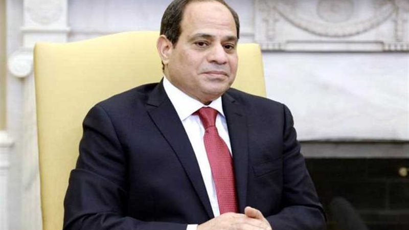 السيسي يبعث ببرقية