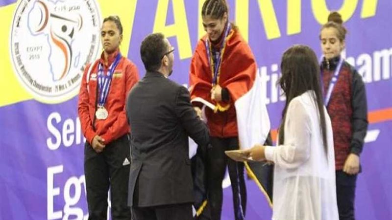 3 ذهبيات للبطلة هبة