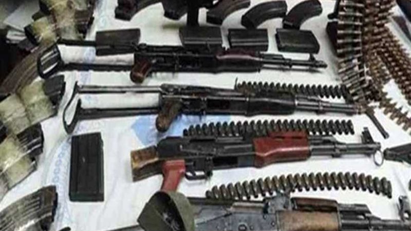 ضبط 142 قطعة سلاح