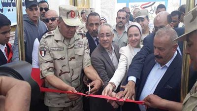 القوات المسلحة تفتتح أعمال تطوير ثلاث مدارس بالسويس