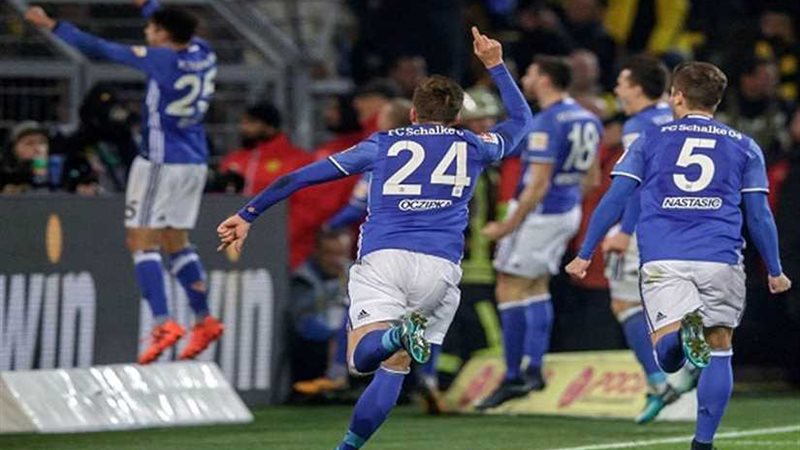 شالكه يفوز على دورتموند